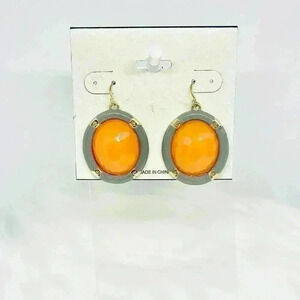 Orange Statement Earrings